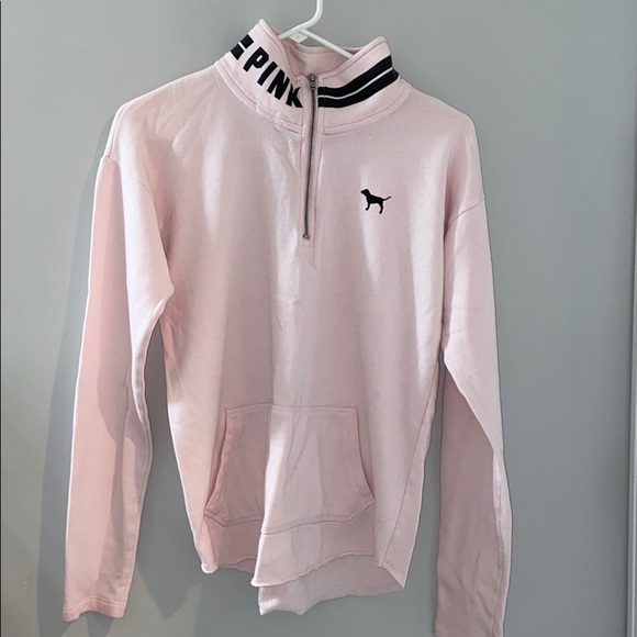 PINK Victoria's Secret Sweaters - Pink Quarterzip (Light Pink)